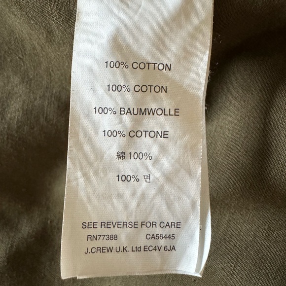 JCrew Classic Downtown Waxed Cotton Field Jacket in dark green - Size Small - Picture 5 of 6